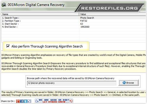Digital Camera Restore