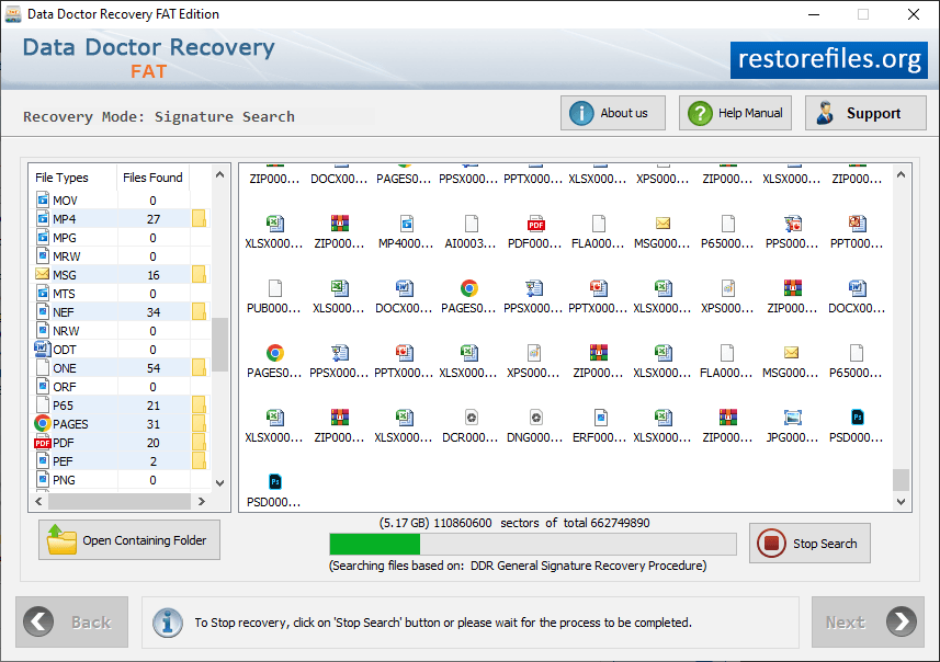 FAT Disk scanning process