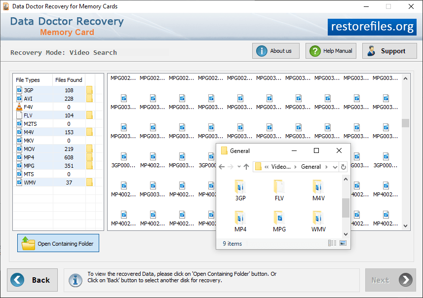 View All recoverd Data