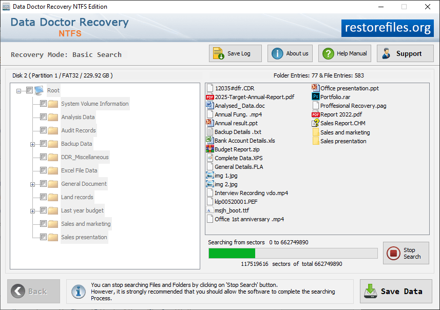 Disk Scanning Process