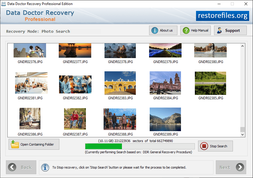 Scanning Process going