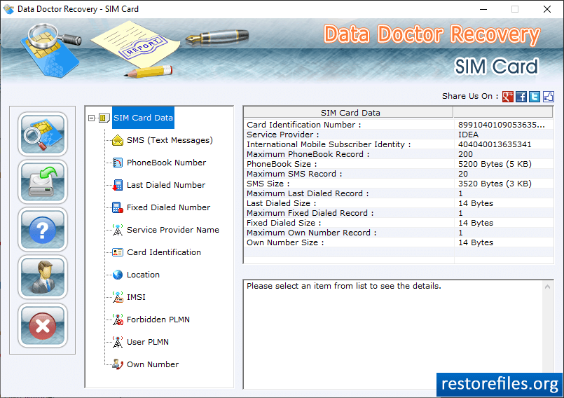 Recover SMS (Text Messages)