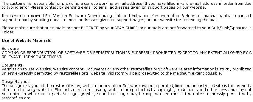 Terms and Conditions