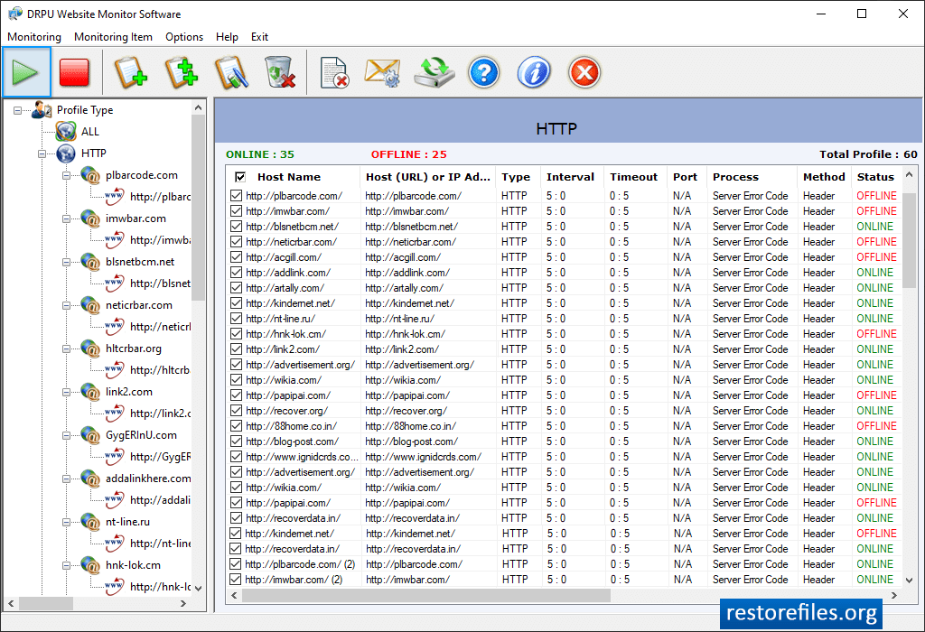 Website Monitoring Tool