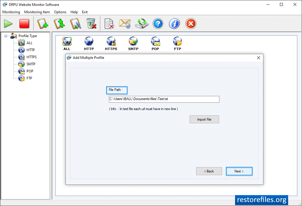 Website Monitoring Tool