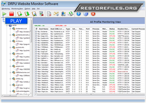 Website Monitoring Tool